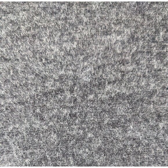 Brushed Jersey Knit Fabric Cut 70 * 90 In ( 1.9 yd* 2.5 yd) Gray Melange Stretch - Picture 2 of 5